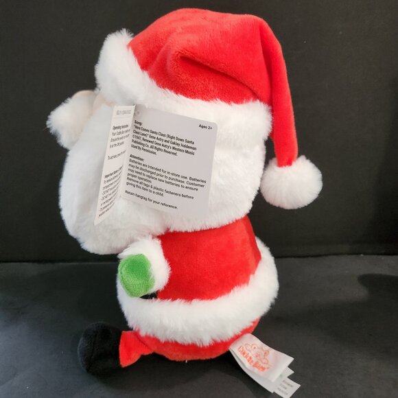 Cuddle Barn, Caroling Cutie's Santa Claus Plush Christmas Decoration Gift - Picture 4 of 10